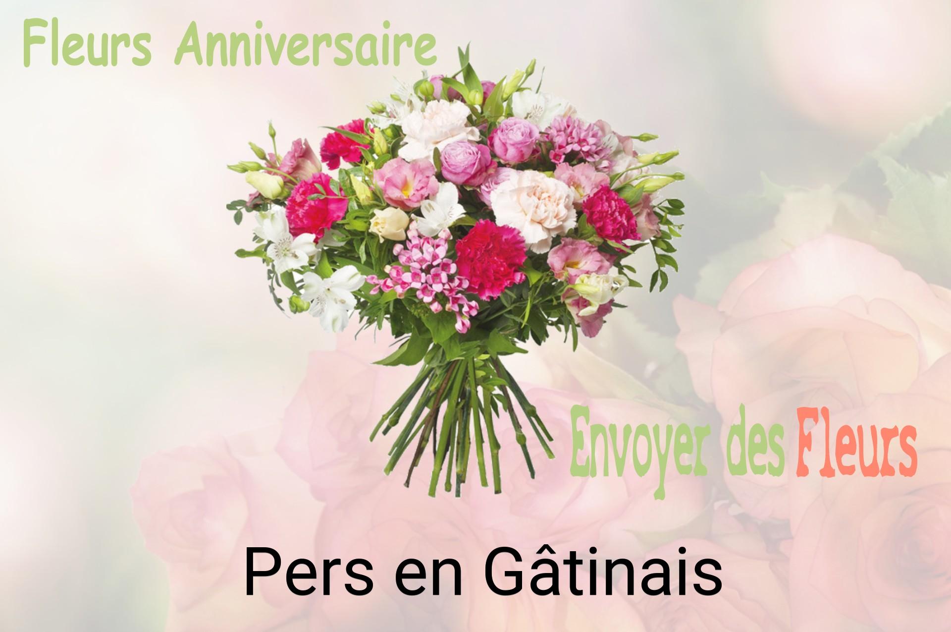 Bouquet de fleurs d’anniversaire livré à Pers-en-Gâtinais