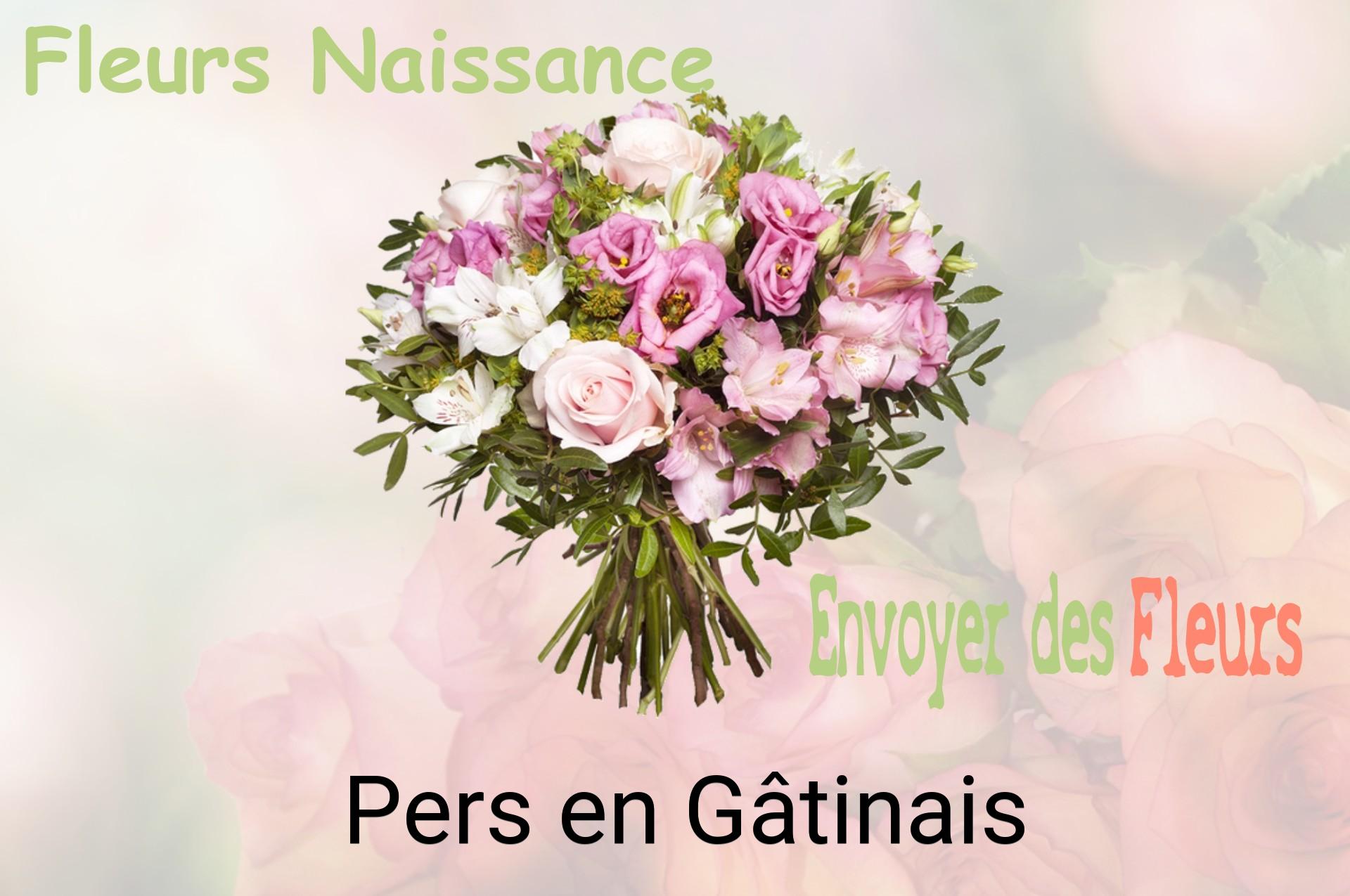 Bouquet de fleurs de naissance livré à Pers-en-Gâtinais